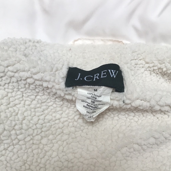 JCREW fleece lined down vest. - Picture 3 of 7